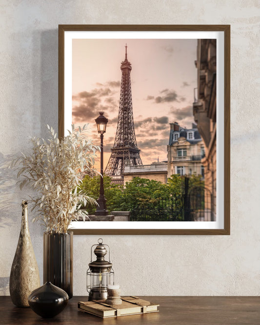 8x10 Photo Print - L'aube de la Tour Eiffel (A Parisian Awakening)