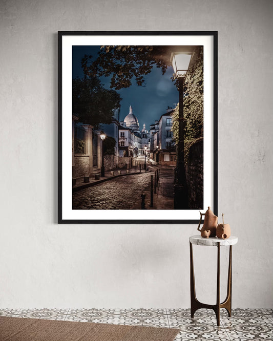 Blue Hour over Montmartre: A Luminous Prelude
