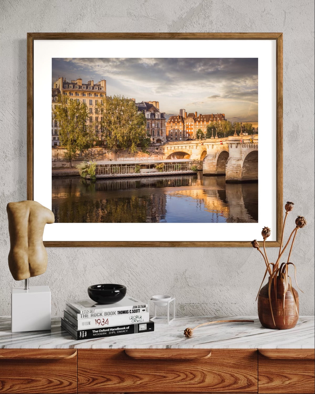 8x10 Photo Print - Les Jardin du Pont Neuf (The Garden of the New Bridge)