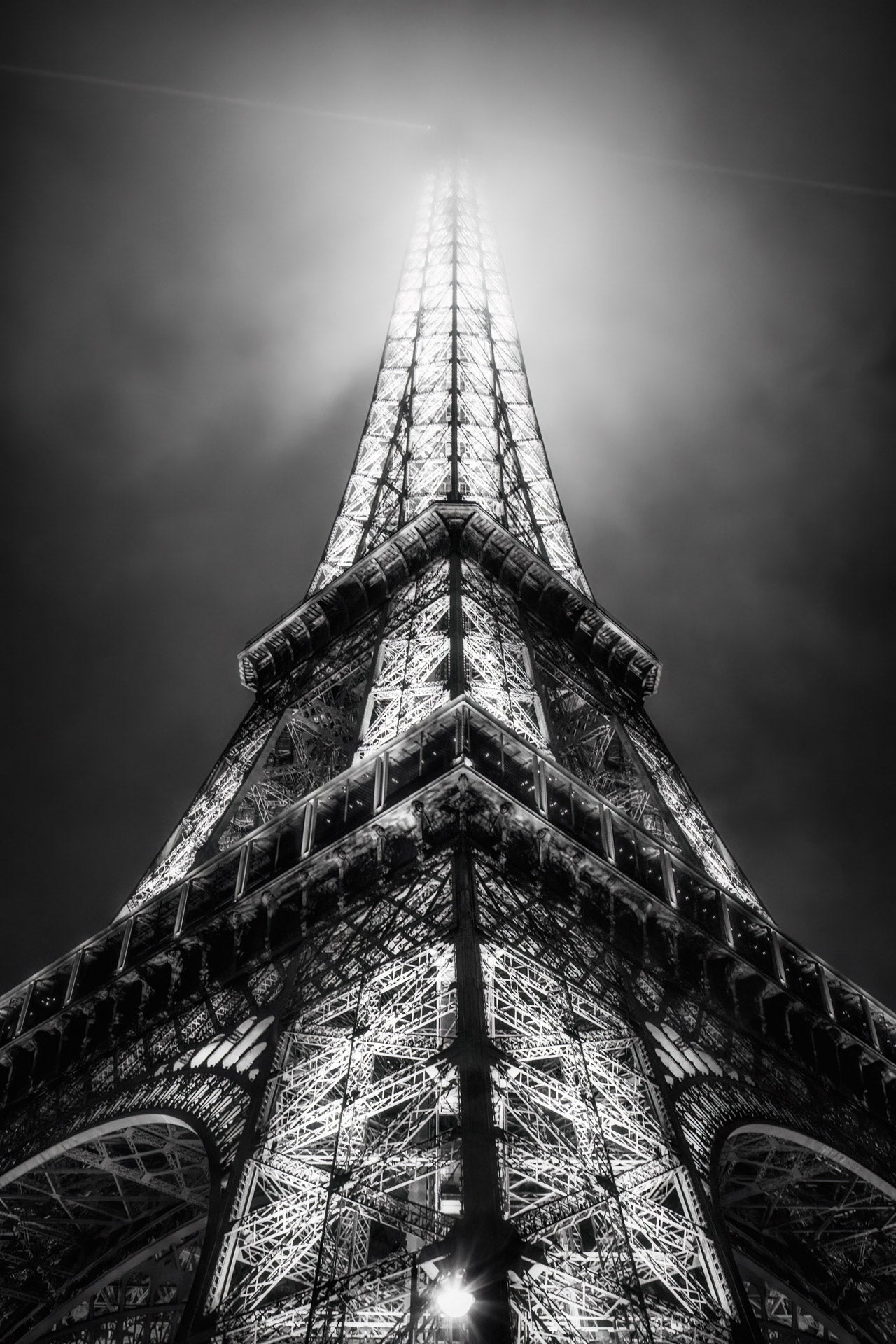 Black & White Eiffel Tower